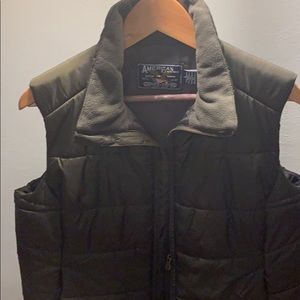 Green vest waterproof 100% polyester